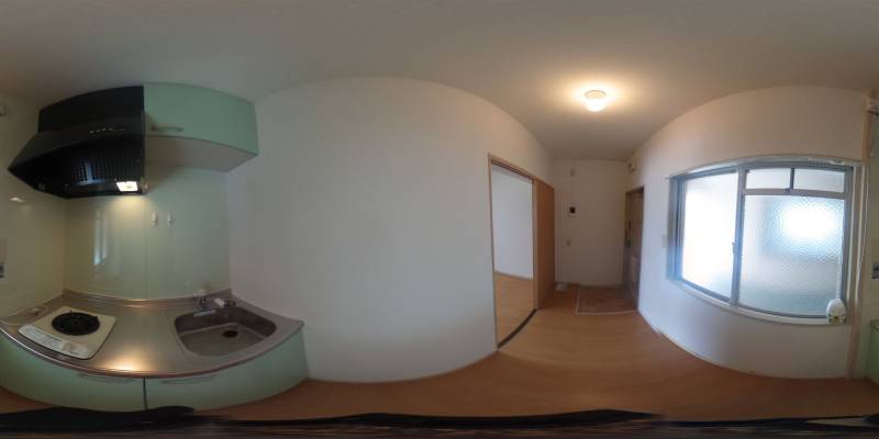 パノラマ画像キッチン