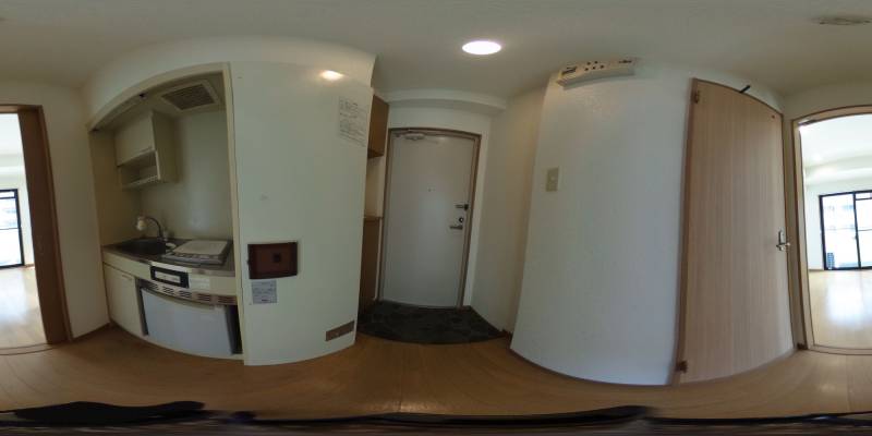 パノラマ画像キッチン