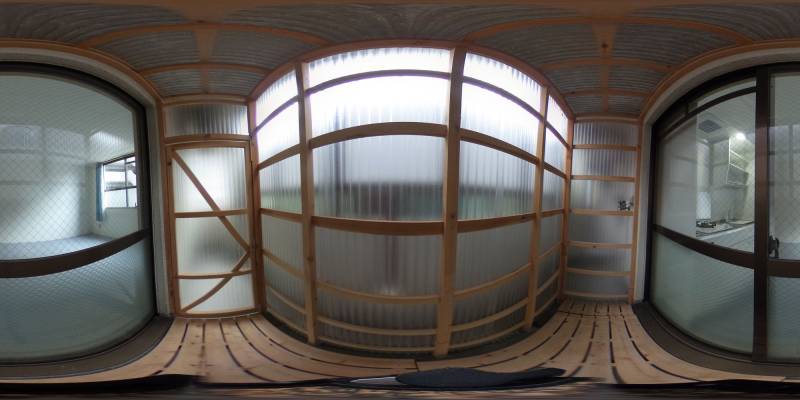 パノラマ画像バスルーム