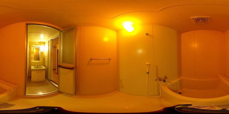 パノラマ画像バスルーム