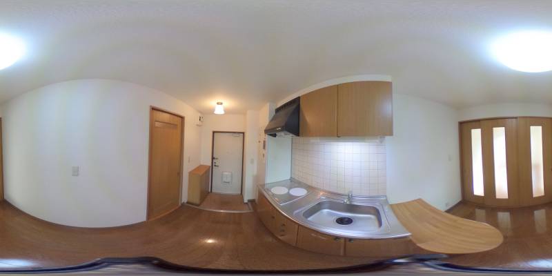 パノラマ画像キッチン