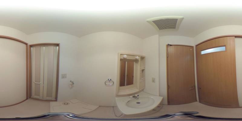 パノラマ画像洗面所