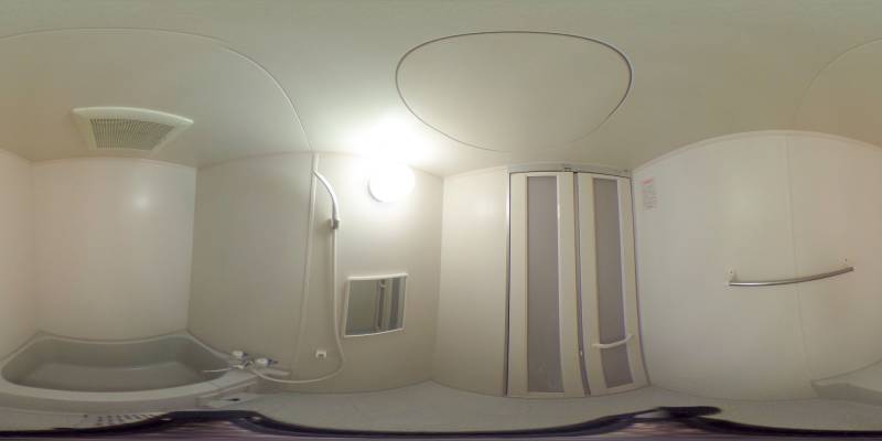 パノラマ画像バスルーム