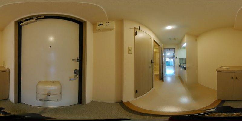 パノラマ画像玄関