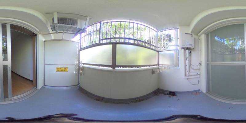 パノラマ画像バルコニー