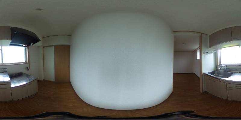 パノラマ画像キッチン