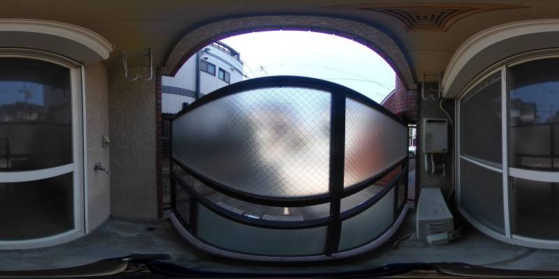 パノラマ画像バルコニー