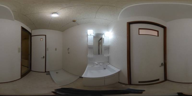 パノラマ画像洗面所