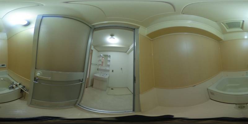 パノラマ画像バスルーム