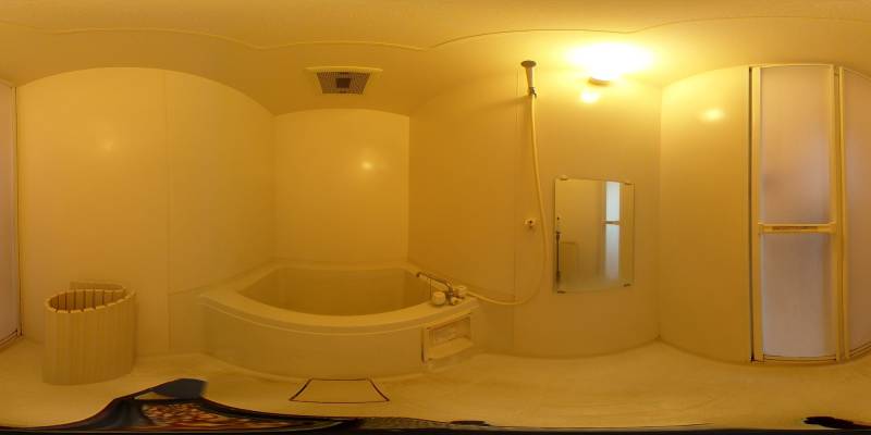 パノラマ画像バスルーム