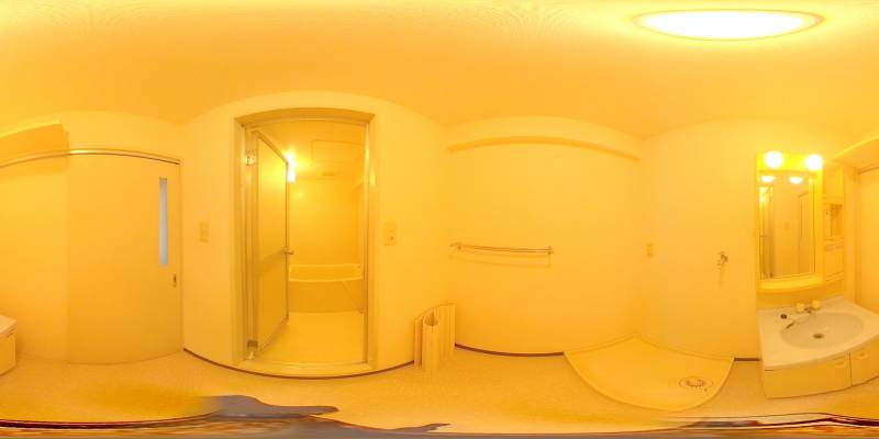 パノラマ画像洗面所