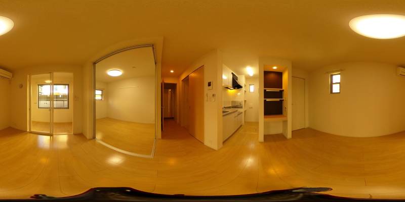 パノラマ画像リビング
