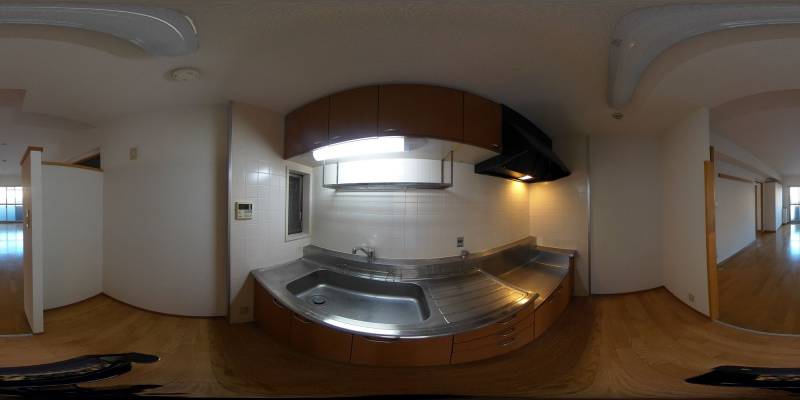 パノラマ画像キッチン