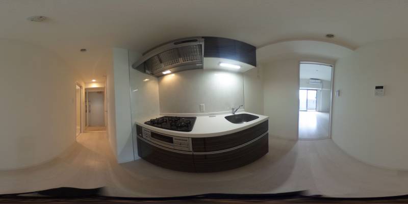 パノラマ画像キッチン