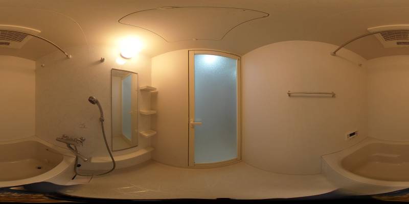 パノラマ画像バスルーム