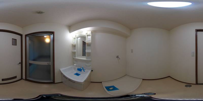 パノラマ画像洗面所