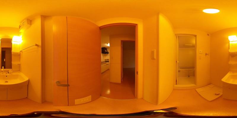 パノラマ画像洗面所