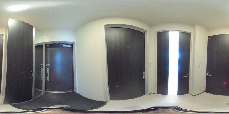 パノラマ画像玄関