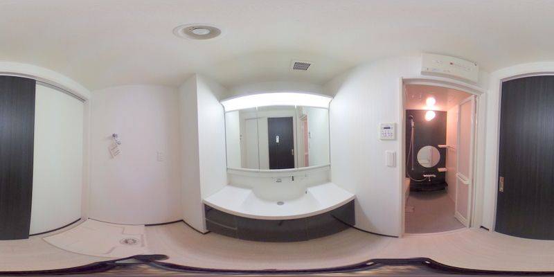 パノラマ画像洗面所