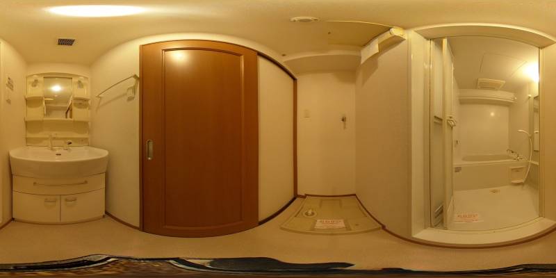 パノラマ画像洗面所
