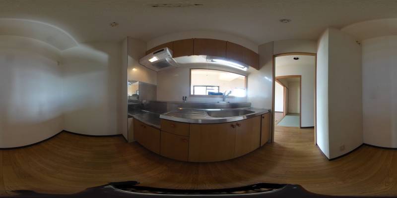 パノラマ画像キッチン