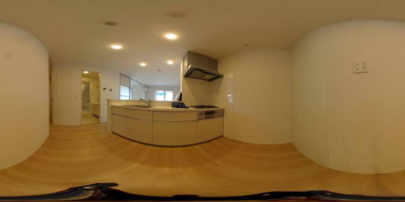 パノラマ画像キッチン