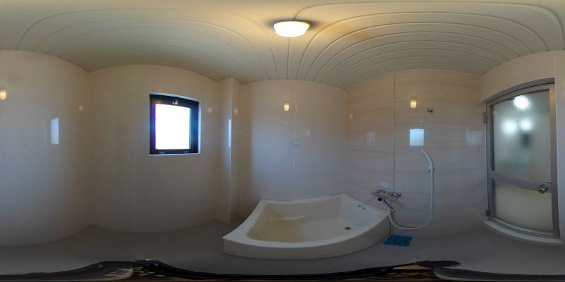 パノラマ画像バスルーム