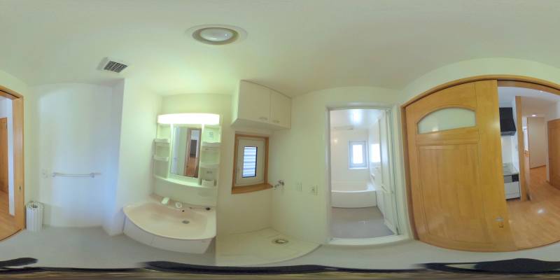 パノラマ画像洗面所