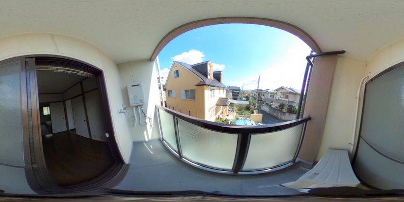 パノラマ画像バルコニー