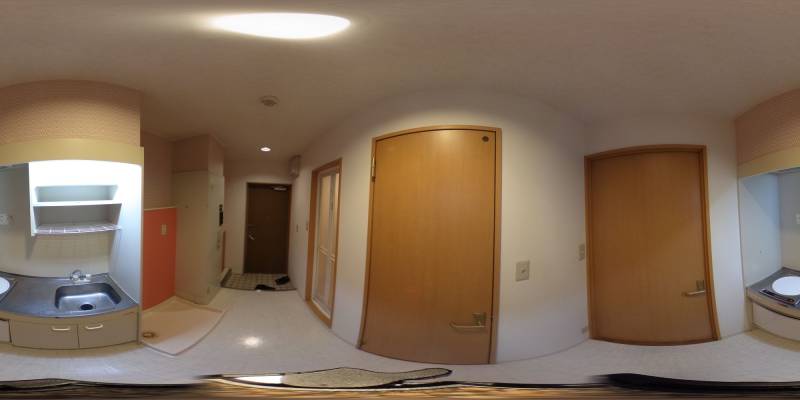 パノラマ画像キッチン