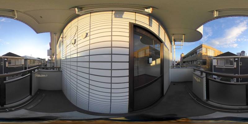 パノラマ画像バルコニー