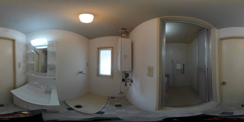 パノラマ画像洗面所