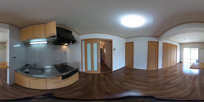 パノラマ画像キッチン