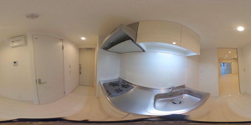 パノラマ画像キッチン