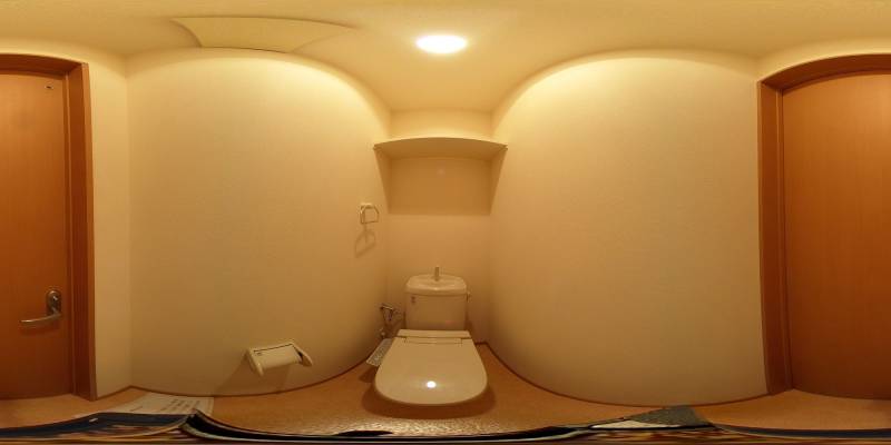 パノラマ画像トイレ