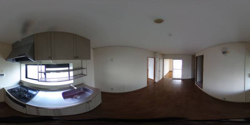 パノラマ画像キッチン