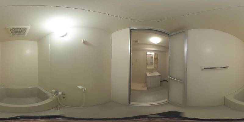 パノラマ画像バスルーム