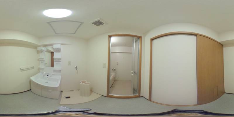パノラマ画像洗面所