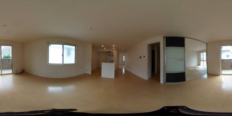 パノラマ画像リビング