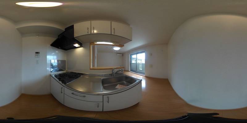 パノラマ画像キッチン