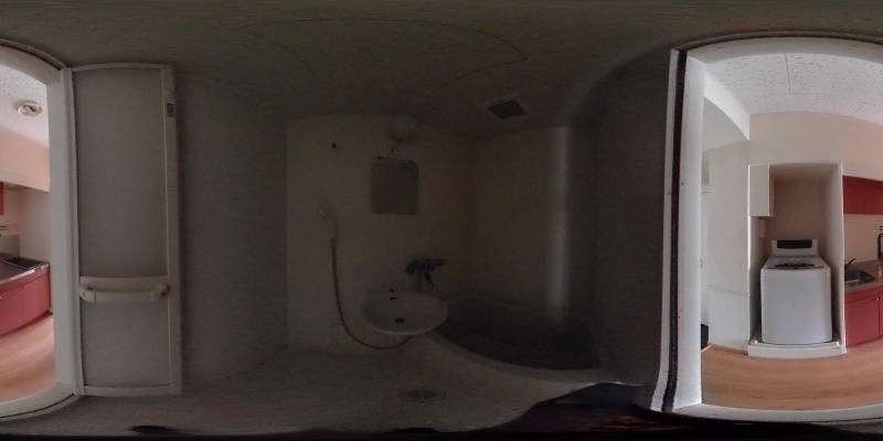 パノラマ画像バスルーム
