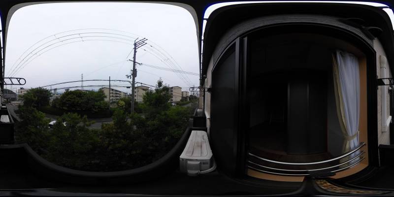 パノラマ画像バルコニー