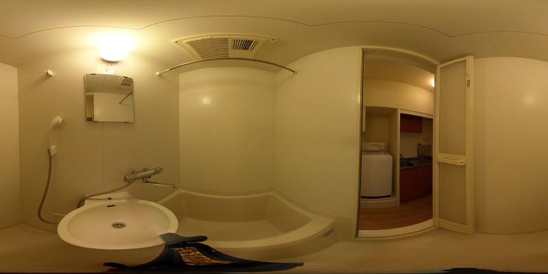 パノラマ画像バスルーム