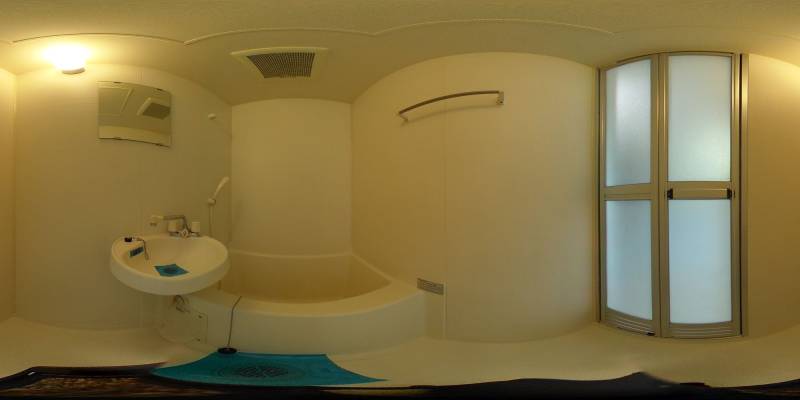 パノラマ画像バスルーム