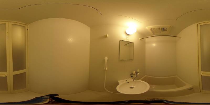 パノラマ画像バスルーム