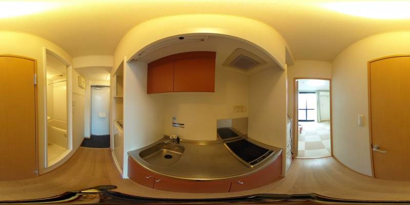 パノラマ画像キッチン