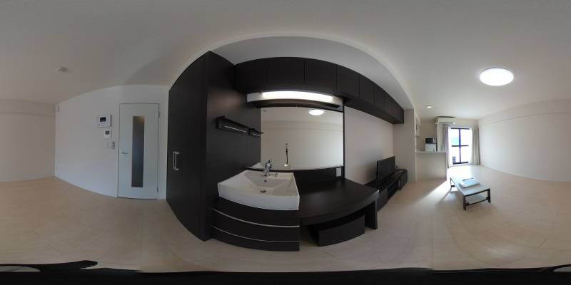 パノラマ画像洗面所