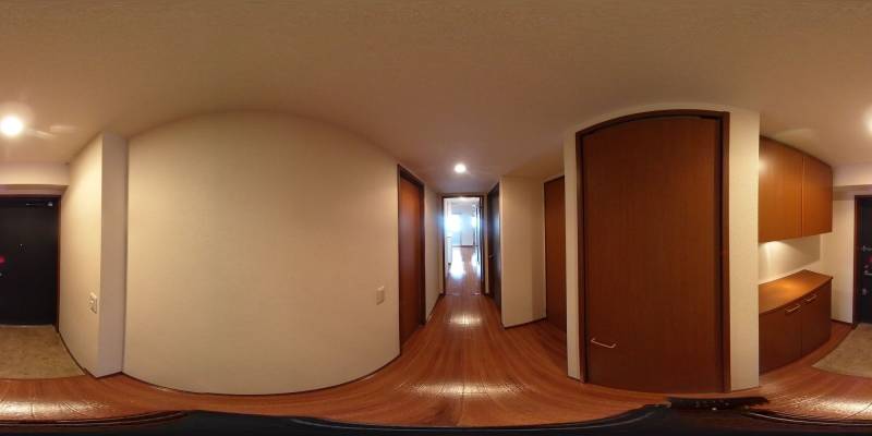 パノラマ画像玄関