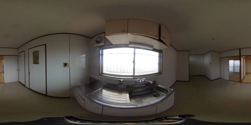 パノラマ画像キッチン