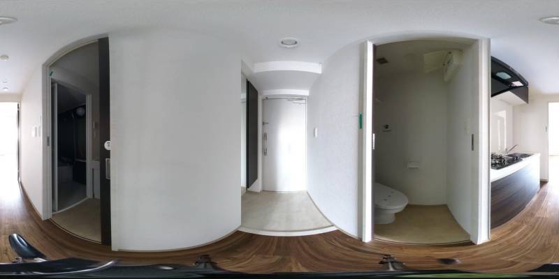 パノラマ画像玄関